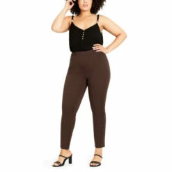 Evans Skinny Pull On Trousers For Female -Cheap Evans Clothing Store unnamed file 1011