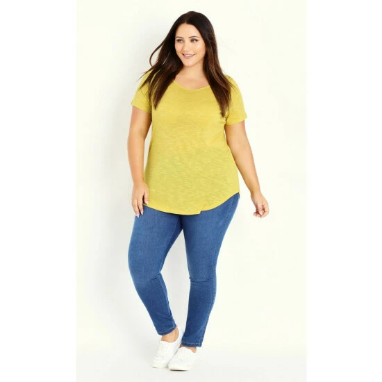 Evans Slub T-Shirt For Female 3 Evans Slub T-Shirt For Female