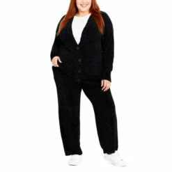 Evans Chenille Cardigan For Female -Cheap Evans Clothing Store unnamed file 1046