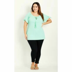 Evans Plain Tassel Top For Female