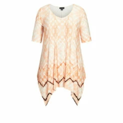 Evans Cyrus Pintuck Border Top For Female -Cheap Evans Clothing Store unnamed file 1131