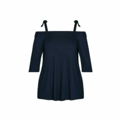 Evans Tie Shoulder Top For Female -Cheap Evans Clothing Store unnamed file 1161