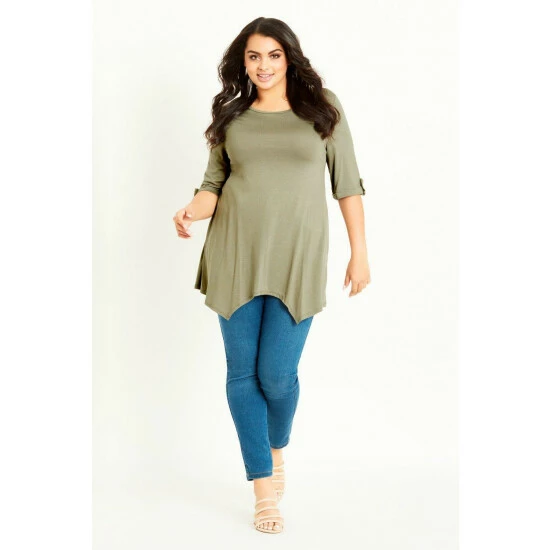 Evans Button Tab Top For Female 6 Evans Button Tab Top For Female - Image 4