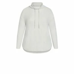 Evans Texture Cowl Top For Female -Cheap Evans Clothing Store unnamed file 1183