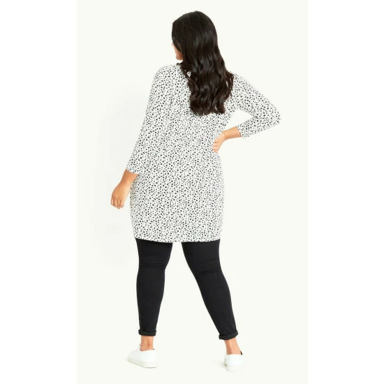 Evans Spot Gathered Tunic Top For Female 4 Evans Spot Gathered Tunic Top For Female - Image 2