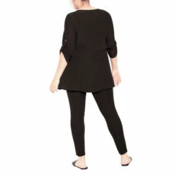 Evans Izzy Layer Plain Tunic Top For Female -Cheap Evans Clothing Store unnamed file 1225
