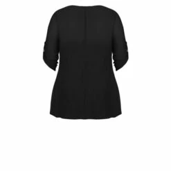 Evans Izzy Layer Plain Tunic Top For Female -Cheap Evans Clothing Store unnamed file 1227