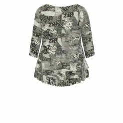 Evans Imogen Frill Print Tunic Top For Female 11 Evans Imogen Frill Print Tunic Top For Female -Cheap Evans Clothing Store unnamed file 126