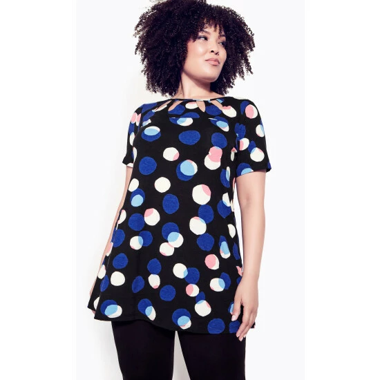 Evans Kira Print Tunic Top For Female 4 Evans Kira Print Tunic Top For Female - Image 2