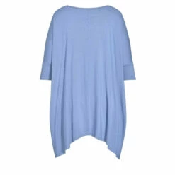 Evans Oversize Hanky Hem Plain Tunic Top For Female -Cheap Evans Clothing Store unnamed file 1348