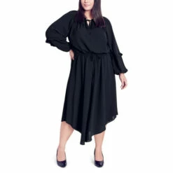 Evans Drop In Plain Dress For Female -Cheap Evans Clothing Store unnamed file 1356