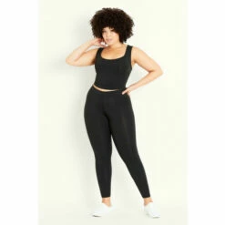 Evans Plain Crop Top For Female