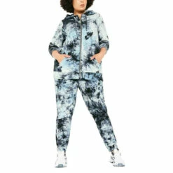 Evans Zip Print Jacket For Female