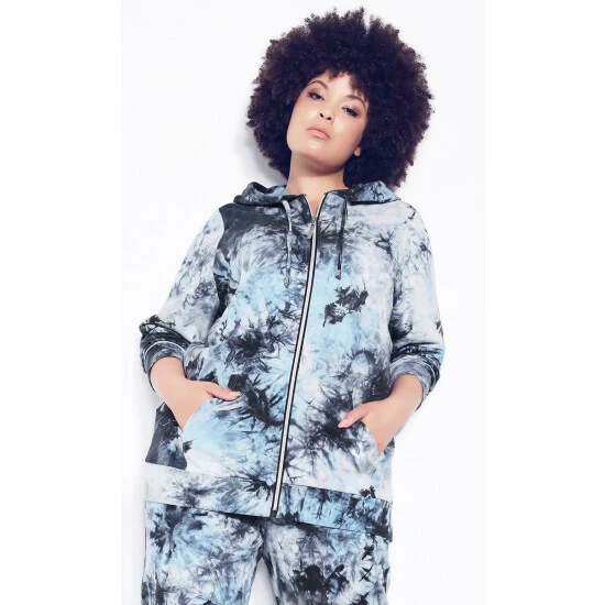 Evans Zip Print Jacket For Female 6 Evans Zip Print Jacket For Female - Image 4