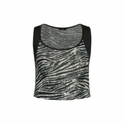 Evans Zebra Crop Top For Female -Cheap Evans Clothing Store unnamed file 1417