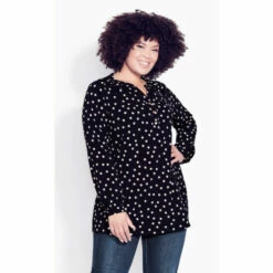 Evans Fran Knit Shirt For Female -Cheap Evans Clothing Store unnamed file 1422