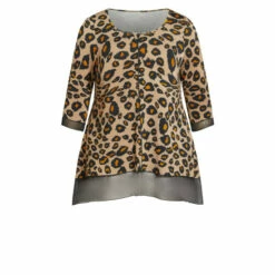 Evans Alma Chiffon Hem Tunic Top For Female -Cheap Evans Clothing Store unnamed file 1425