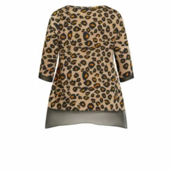 Evans Alma Chiffon Hem Tunic Top For Female -Cheap Evans Clothing Store unnamed file 1426