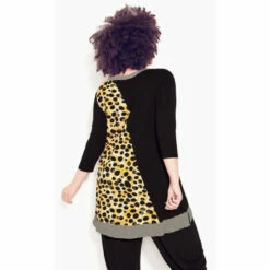 Evans Sienna Spliced Tunic Top For Female -Cheap Evans Clothing Store unnamed file 1435