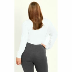 Evans Ponte Ankle Length Leggings For Female -Cheap Evans Clothing Store unnamed file 1465