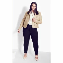 Evans Kara Biker Jacket For Female -Cheap Evans Clothing Store unnamed file 151