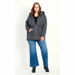 Evans Faux Fur Lightweight Coat For Female 13 Evans Faux Fur Lightweight Coat For Female -Cheap Evans Clothing Store unnamed file 1513