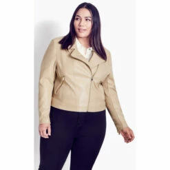 Evans Kara Biker Jacket For Female -Cheap Evans Clothing Store unnamed file 152