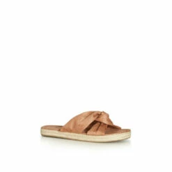 Evans Extra Wide Fit Softie Knot Flatform For Female