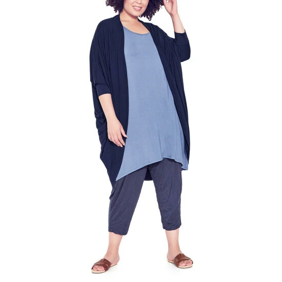 Evans Plain Throw Over Cardigan For Female 3 Evans Plain Throw Over Cardigan For Female