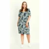 Evans Paisley Short Sleeve Dress For Female 2 Evans Paisley Short Sleeve Dress For Female -Cheap Evans Clothing Store unnamed file 159