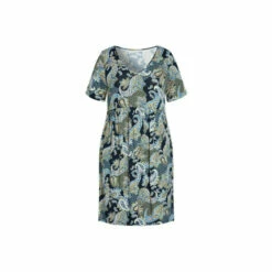 Evans Paisley Short Sleeve Dress For Female -Cheap Evans Clothing Store unnamed file 161