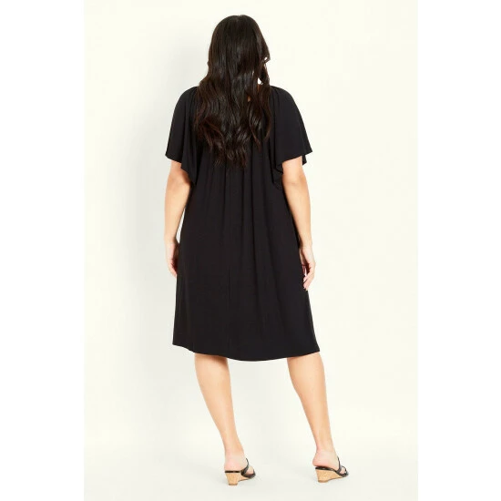 Evans Plain Bardot Dress For Female 4 Evans Plain Bardot Dress For Female - Image 2