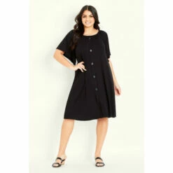 Evans Plain Bardot Dress For Female 9 Evans Plain Bardot Dress For Female -Cheap Evans Clothing Store unnamed file 1619