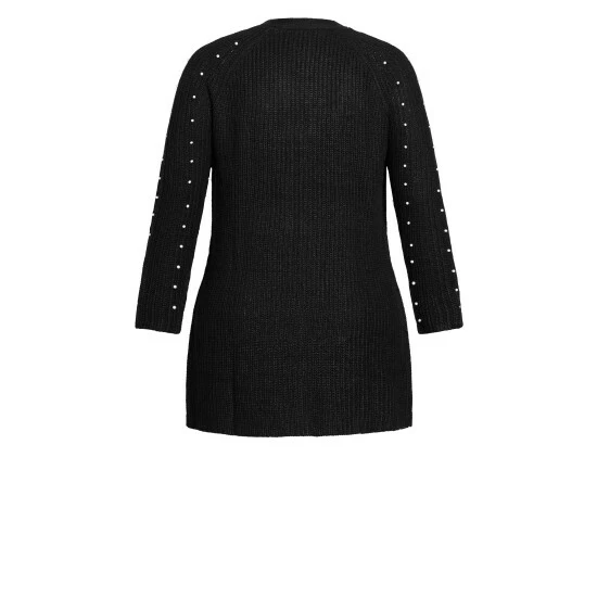 Evans Pearl Sleeve Cardigan For Female 4 Evans Pearl Sleeve Cardigan For Female - Image 2