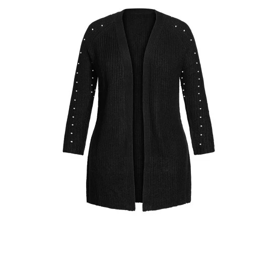 Evans Pearl Sleeve Cardigan For Female 5 Evans Pearl Sleeve Cardigan For Female - Image 3