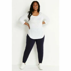 Evans Jersey Tapered Trousers For Female -Cheap Evans Clothing Store unnamed file 1660