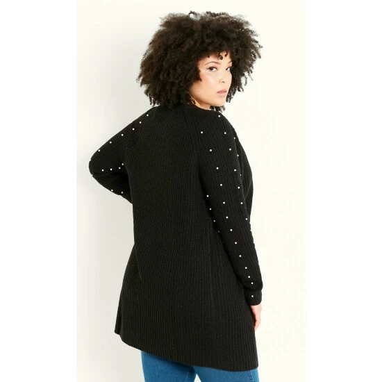 Evans Pearl Sleeve Cardigan For Female 8 Evans Pearl Sleeve Cardigan For Female - Image 6