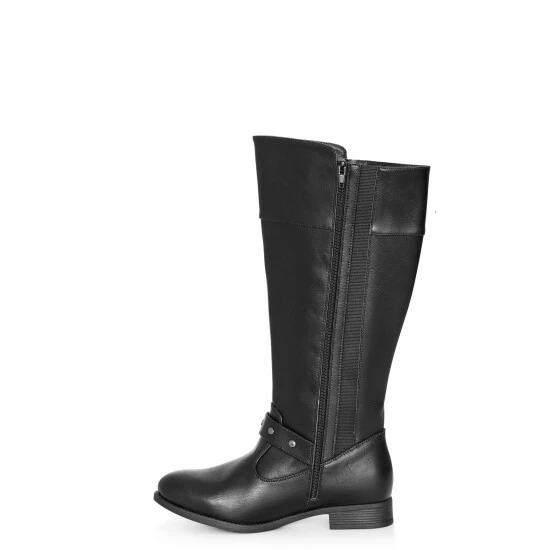 Evans Extra Wide Fit Jacinda Tall Boots For Female 6 Evans Extra Wide Fit Jacinda Tall Boots For Female - Image 4