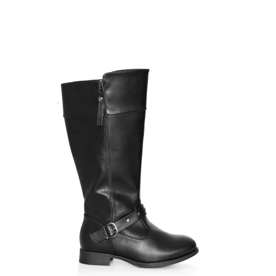 Evans Extra Wide Fit Jacinda Tall Boots For Female 8 Evans Extra Wide Fit Jacinda Tall Boots For Female - Image 6