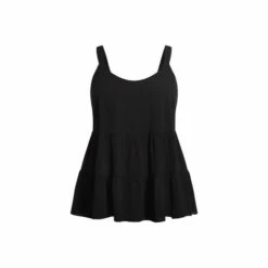 Evans Strappy Tiered Top For Female -Cheap Evans Clothing Store unnamed file 1729