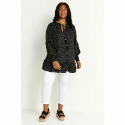 Evans Heart Print Tunic For Female
