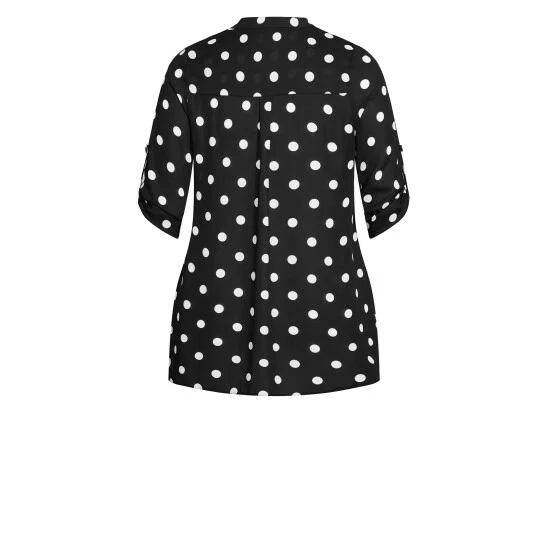 Evans Three Button Print Shirt For Female 4 Evans Three Button Print Shirt For Female - Image 2