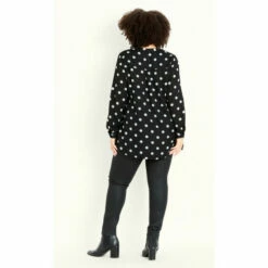 Evans Three Button Print Shirt For Female 14 Evans Three Button Print Shirt For Female -Cheap Evans Clothing Store unnamed file 1799