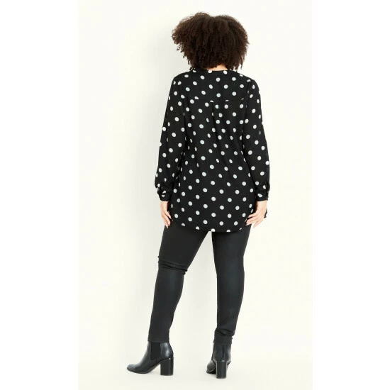 Evans Three Button Print Shirt For Female 8 Evans Three Button Print Shirt For Female - Image 6