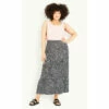 Evans Tiered Print Skirt For Female