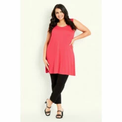 Evans Sleeveless Swing Tunic Top For Female -Cheap Evans Clothing Store unnamed file 1813