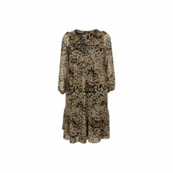 Evans Neutral Animal Print Dress For Female -Cheap Evans Clothing Store unnamed file 1820