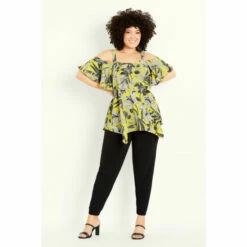 Evans Cold Shoulder Top For Female -Cheap Evans Clothing Store unnamed file 1826