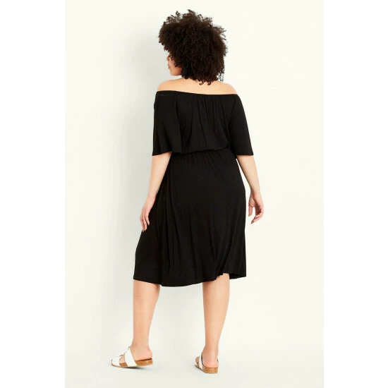 Evans Bardot Waist Dress For Female 4 Evans Bardot Waist Dress For Female - Image 2