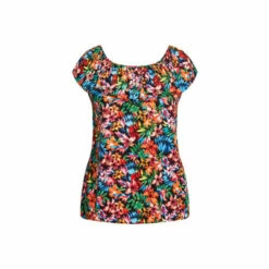 Evans Floral Print Top For Female -Cheap Evans Clothing Store unnamed file 1905